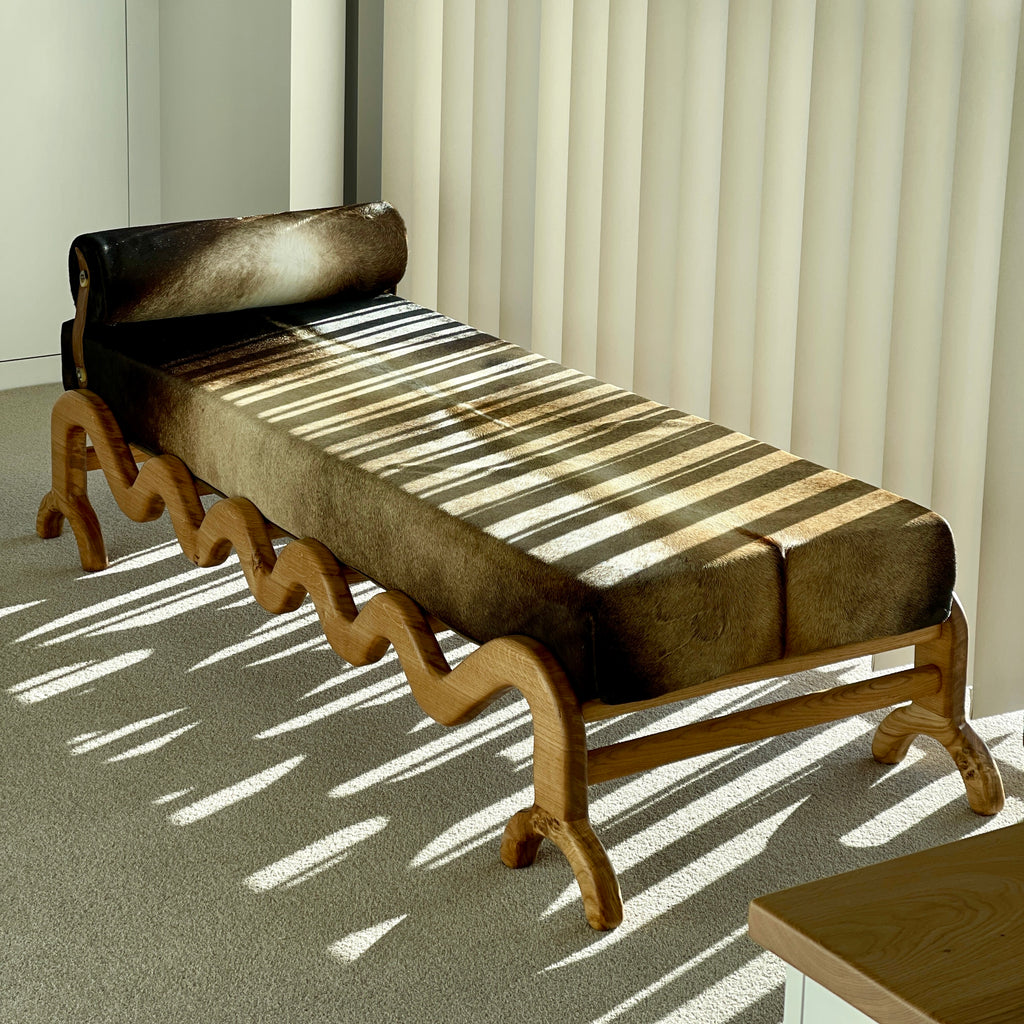 Sunday Daybed Oak in Hide Leather